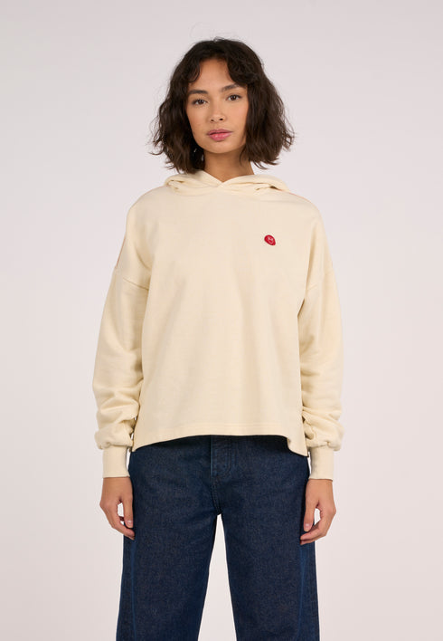 Knowledge Cotton Apparel Reborn Hoodie - Buttercream